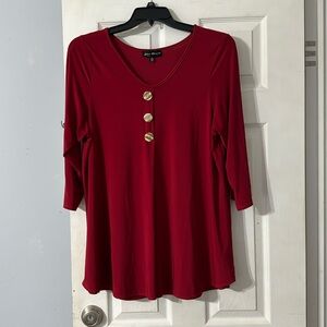 Red women’s blouse